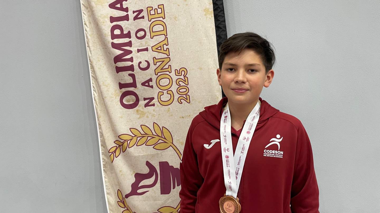 SONORA GANA BRONCE EN TENIS DE MESA EN LA OLIMPIADA NACIONAL 